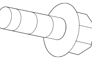 Fuel Pocket Bolt - Mazda (9YAH-30-501)