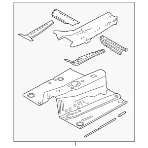 Floor Pan Assembly - Mazda (NA1J-53-600)