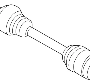 Axle Assembly - Mazda (GA20-25-500R-0B)