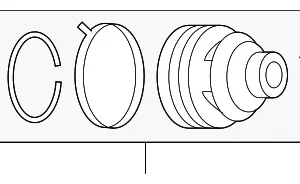 Inner Boot - Mazda (GP40-22-540)