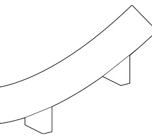 Center Molding - Mazda (TK48-64-393B)