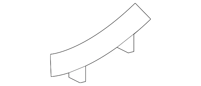 Center Molding - Mazda (TK48-64-393B)