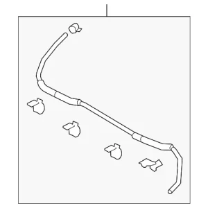Upper Hose - Mazda (PE07-15-380)