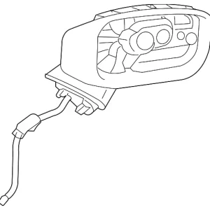 Mirror Assembly - Mazda (VA56-69-181)