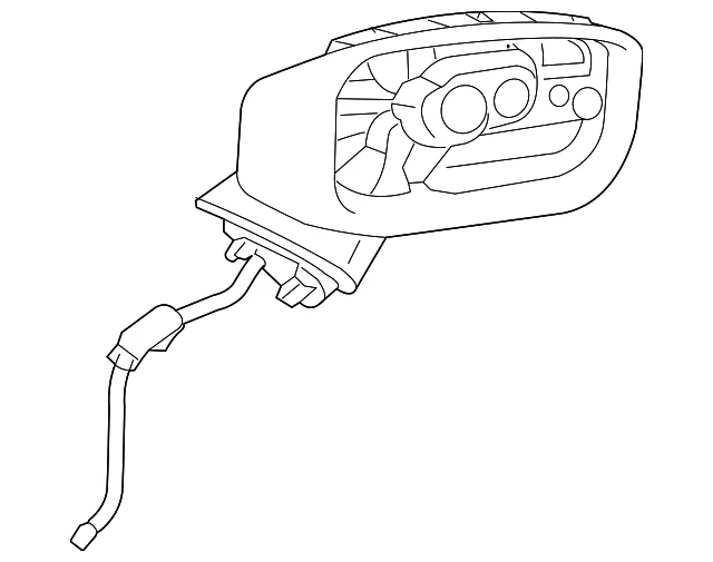 Mirror Assembly - Mazda (VA56-69-181)