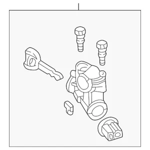 Ignition Lock Cylinder - Mazda (BJYE-76-290)