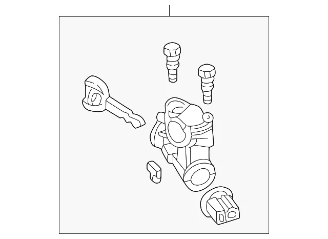 Ignition Lock Cylinder - Mazda (BJYE-76-290)