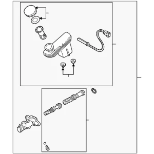 Brake Master Cylinder - Mazda (LC62-43-400D)