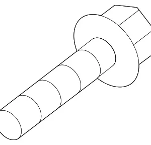 Outer Tie Rod Adjust Bolt - Mazda (F189-28-66Z)