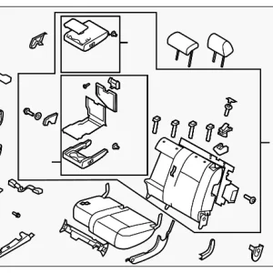 Seat Assembly - Mazda (TD13-57-25XM-34)