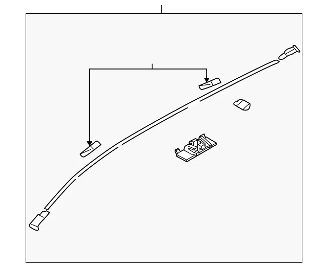 Roof Molding - Mazda (BBN7-50-9L0)
