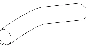 Coolant Hose - Mazda (L334-15-380C)