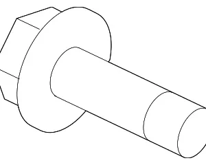 Head Air Bag Bolt - Mazda (9XF0-52-54AF)