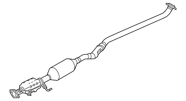 Converter & Pipe - Mazda (PYEG-40-600A)