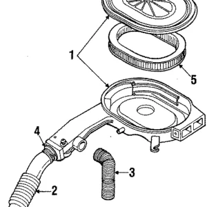Air Hose - Mazda (E301-13-344)