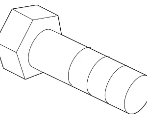 Disc Brake Caliper Bracket Mounting Bolt - Mazda (9YA0-21-081B)