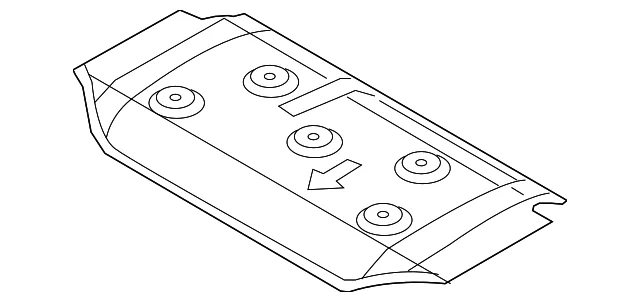 Rear Shield - Mazda (VC85-56-451)