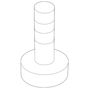 Motor Bolt - Mazda (BJT1-69-9W7)
