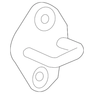 Door Lock Striker Plate - Mazda (GS1D-58-361A)