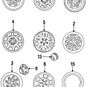 Wheel, Steel - Mazda (ZZM3-37-600)