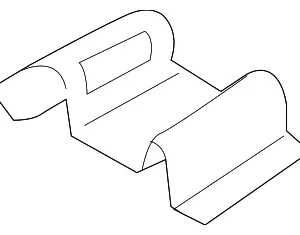 Cable Assembly Clip - Mazda (BR5S-46-58XA)