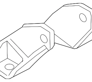 Side Mount Bracket - Mazda (GK2E-39-080A)