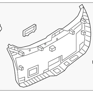 Lower Trim Panel - Mazda (VA40-68-960-02)