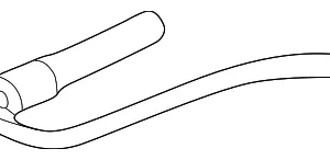 Lower Return Hose - Mazda (ZZP1-32-6B8)