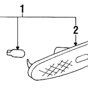 Side Marker Lamp - Mazda (GA2A-51-5E0A)