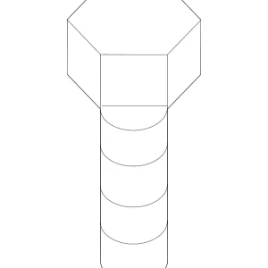 Trans Mount Bolt - Mazda (9YA0-2A-231)