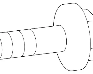 Fog Lamp Assembly Screw - Mazda (9XG0-52-28X9)