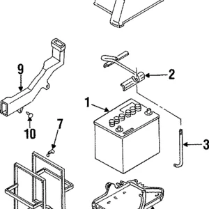 Tray - Mazda (BC1D-56-040B)
