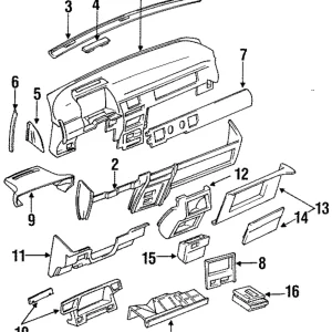 Trim Panel - Mazda (LA01-55-230)