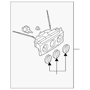 Dash Control Unit - Mazda (BN8K-61-190B)