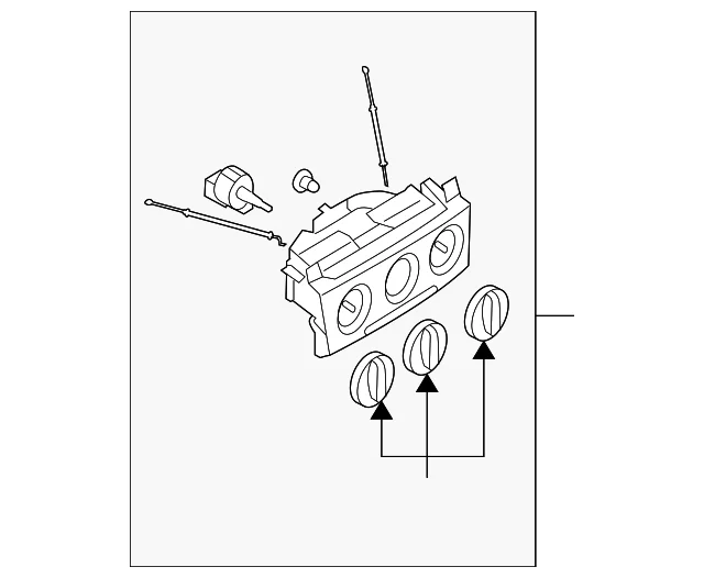 Dash Control Unit - Mazda (BAN9-61-190)