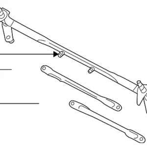 Wiper Transmission - Mazda (GS3L-67-360)