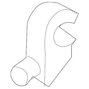 Upper Hose Clip - Mazda (LF8N-15-387)