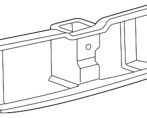 Opening Panel - Mazda (1FAB-50-542)