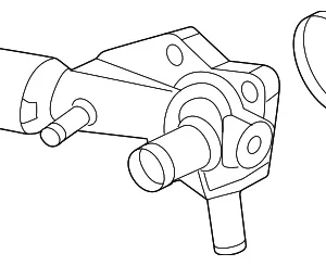 Water Outlet - Mazda (PX27-15-17Z)