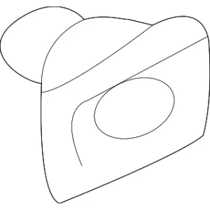 Flare Retainer Clip - Mazda (EC01-51-W24B)