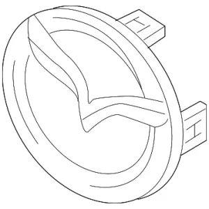 Grille Emblem - Mazda (GP7B-51-731)
