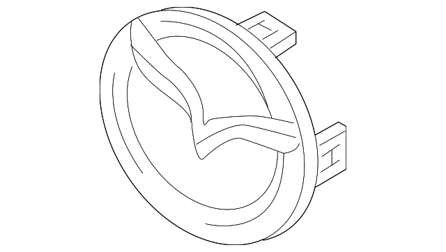Grille Emblem - Mazda (GP7B-51-731)