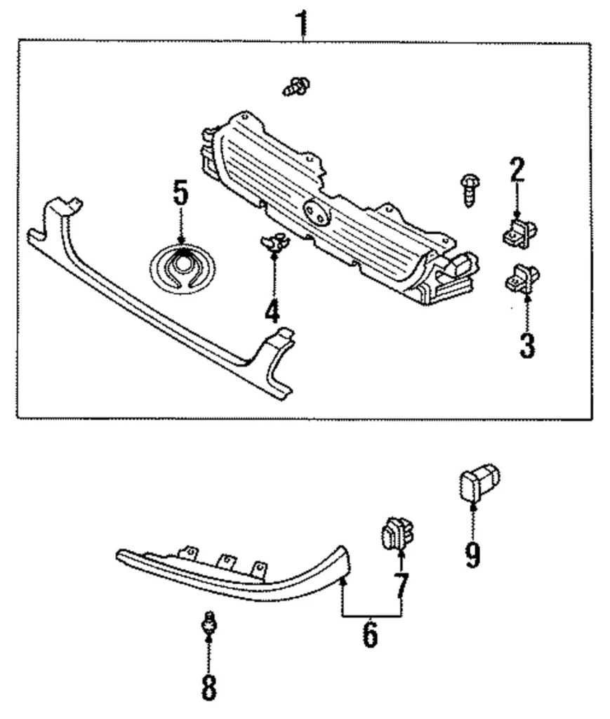 Ornament - Mazda (B01B-51-731)