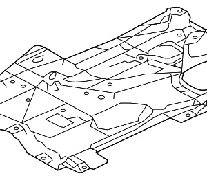 Rear Shield - Mazda (GRF4-56-122A)