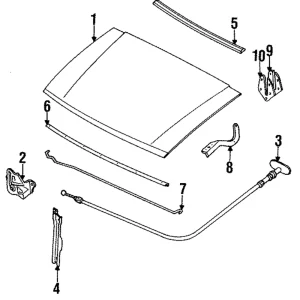 Vertical Support - Mazda (UB40-56-220)