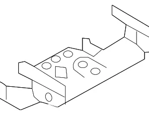 Rear Bracket - Mazda (K123-64-41X)