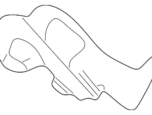 Rear Cover Clamp - Mazda (ZZC0-13-Z27)