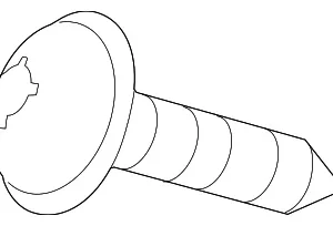 Lock Assembly Screw - Mazda (9YA5-00-602)