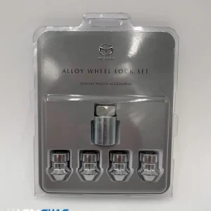 Alloy Wheels Locks, Chrome Finish (Set Of 4) - Mazda (C9N3-V9-740A)