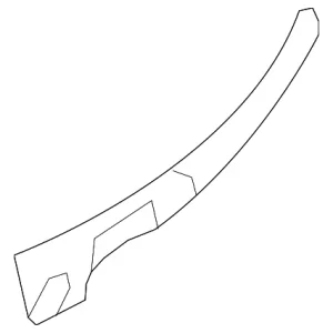 Upper Molding - Mazda (GS3L-51-PB1A)